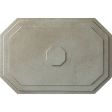 Ekena Millwork Felix Ceiling Medallion, Hand-Painted Flash Gold, 25 1/4"W x 17 1/4"H x 1 3/4"P CM25FEFLS